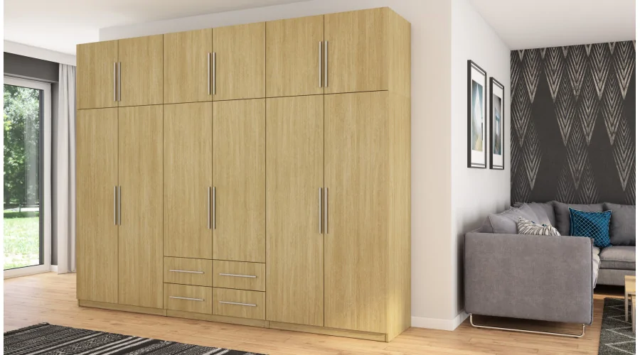 Szafa 300x240 cm jodełka scandi – Alturo | eMeblast