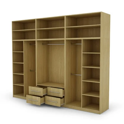Szafa 300x240 cm jodełka scandi lustro – Alturo | eMeblast Szafa 300x240 cm jodełka scandi lustro – Alturo | eMeblast