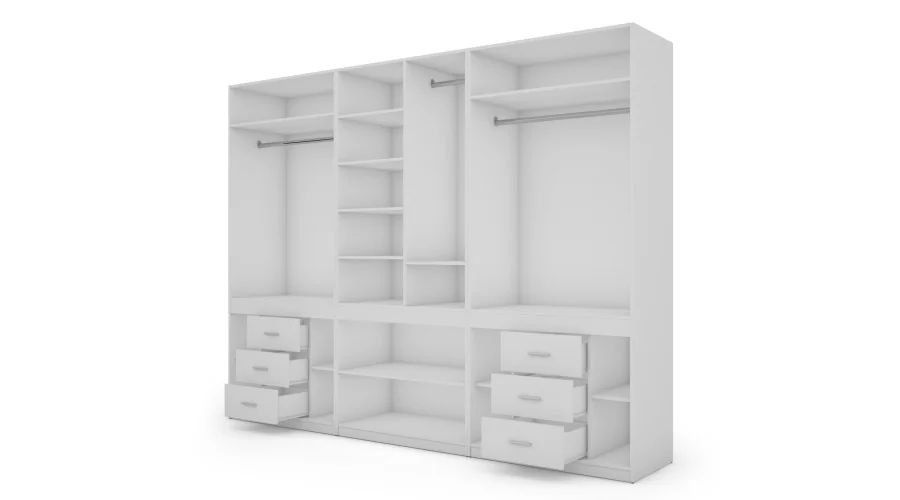 Szafa 310x240 cm biała – Ordinex | eMeblast Szafa 310x240 cm biała – Ordinex | eMeblast