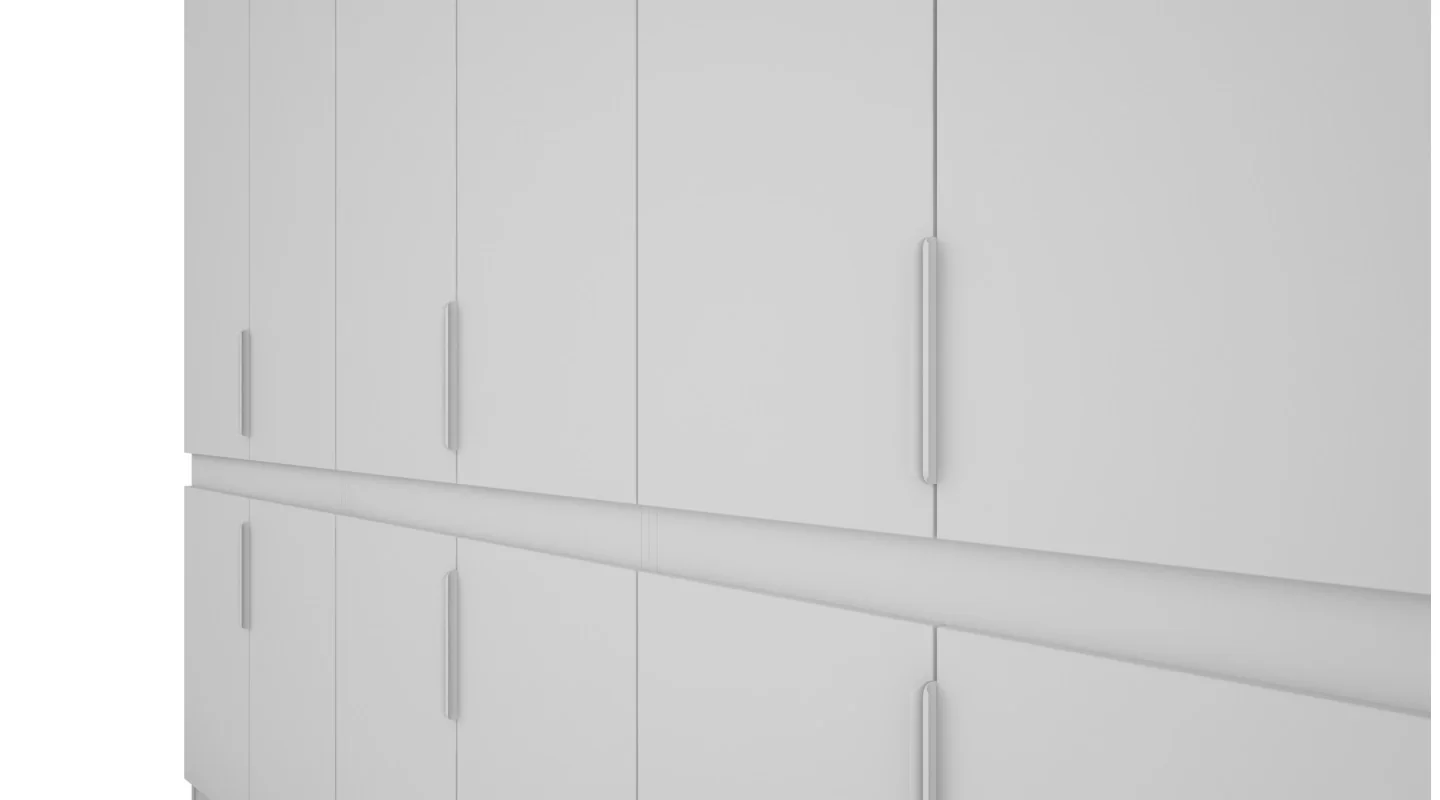 Szafa 310x240 cm biała lustro – Ordinex | eMeblast