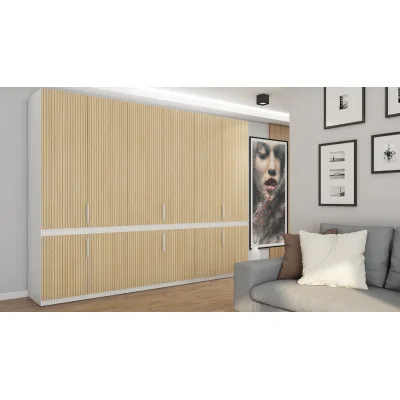 Szafa 310x240 cm biel dąb gaja lamele – Ordinex | eMeblast