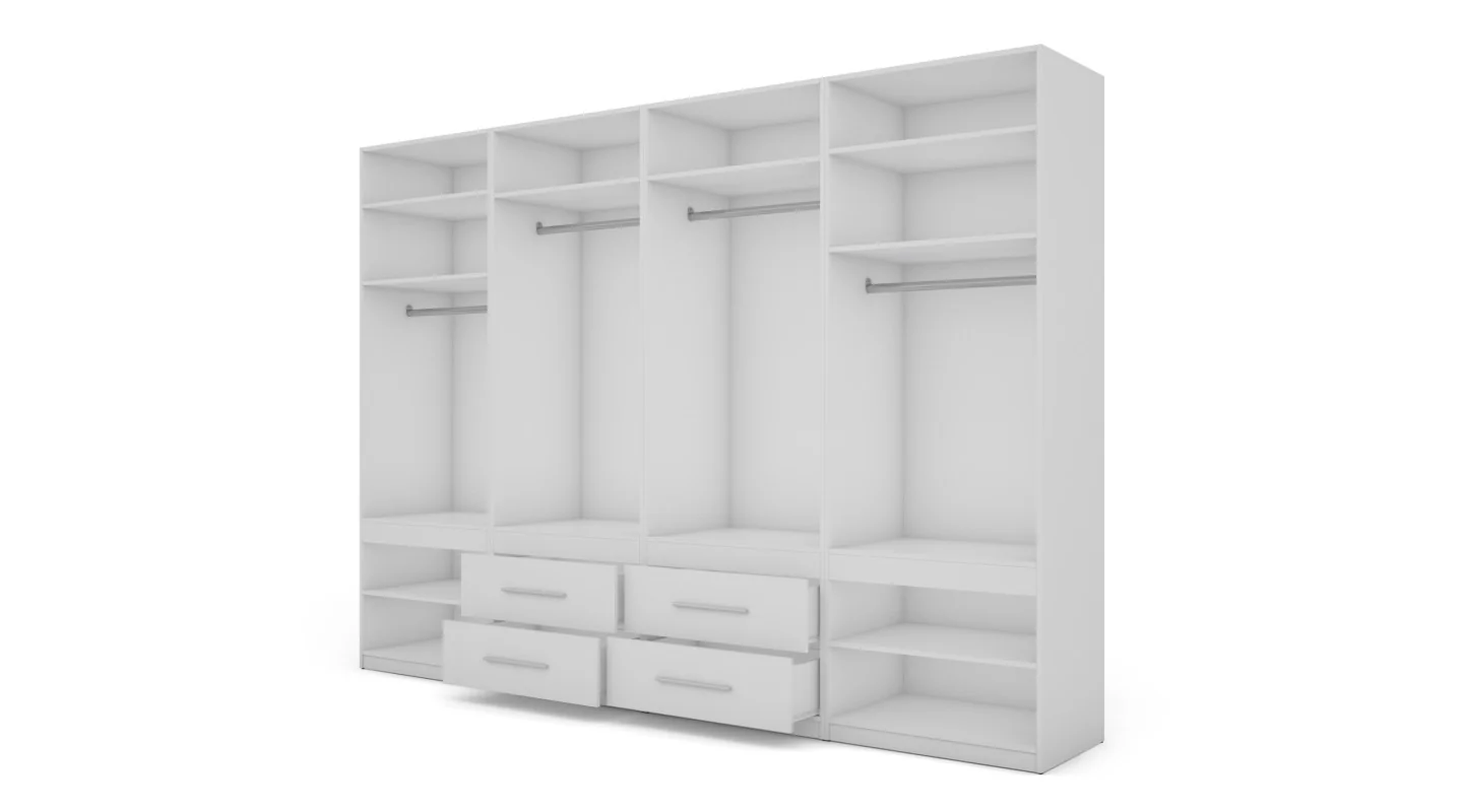 Szafa 320x230 cm biała – Accessa | eMeblast
