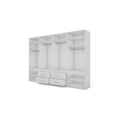 Szafa 320x230 cm biała – Accessa | eMeblast Szafa 320x230 cm biała – Accessa | eMeblast