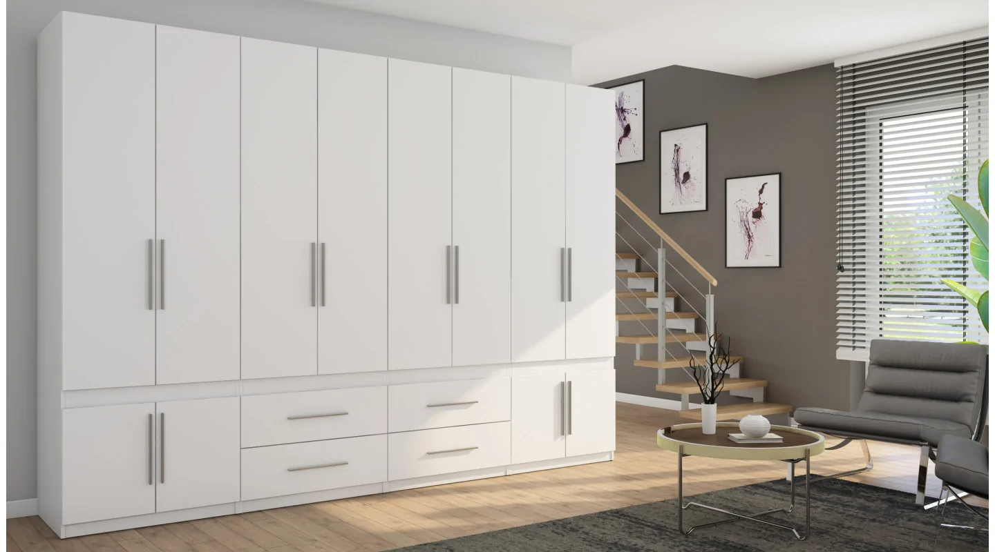 Szafa 320x230 cm biała – Accessa | eMeblast