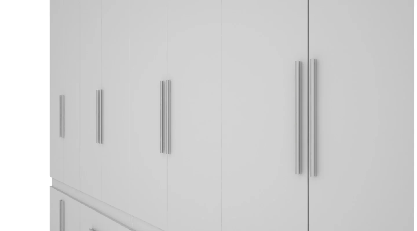 Szafa 320x230 cm biała lustro – Accessa | eMeblast