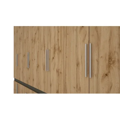 Szafa 320x230 cm grafit dąb wotan – Accessa | eMeblast
