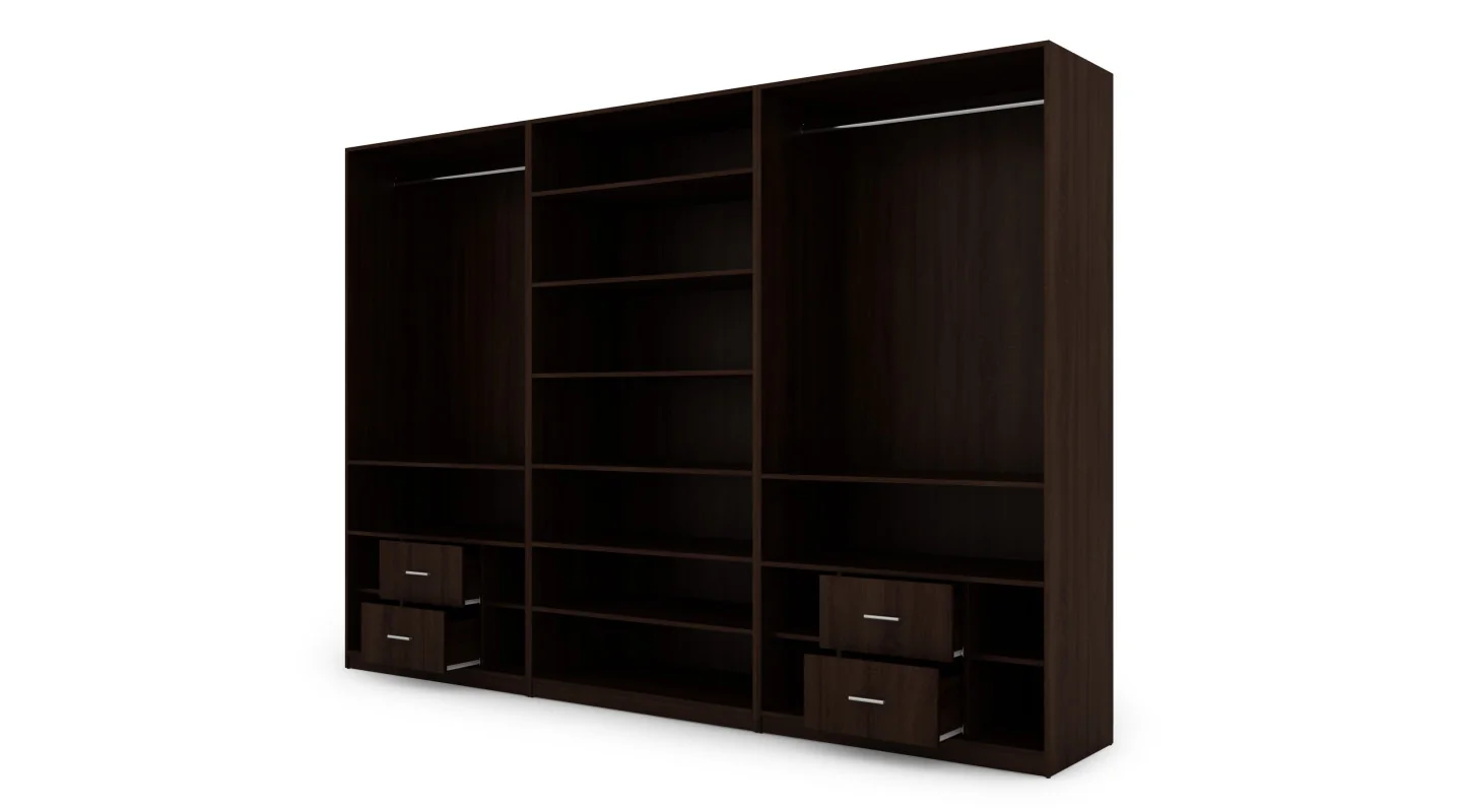 Szafa 330x230 cm sonoma jasna ciemna – Expono | eMeblast