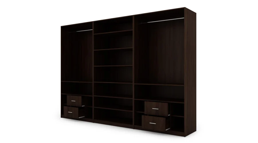 Szafa 330x230 cm sonoma jasna ciemna lustro – Expono | eMeblast