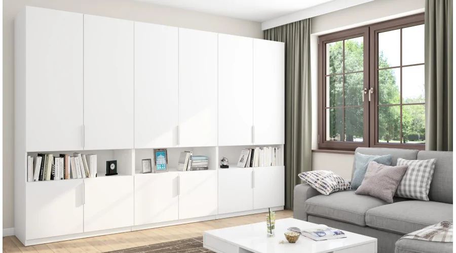 Szafa 330x230 cm biała – Expono | eMeblast Szafa 330x230 cm biała – Expono | eMeblast