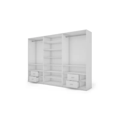 Szafa 330x230 cm biała lustro – Expono | eMeblast