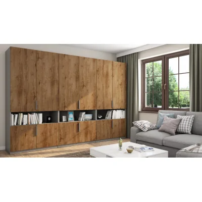 Szafa 330x230 cm szary platynowy dąb lefkas – Expono | eMeblast