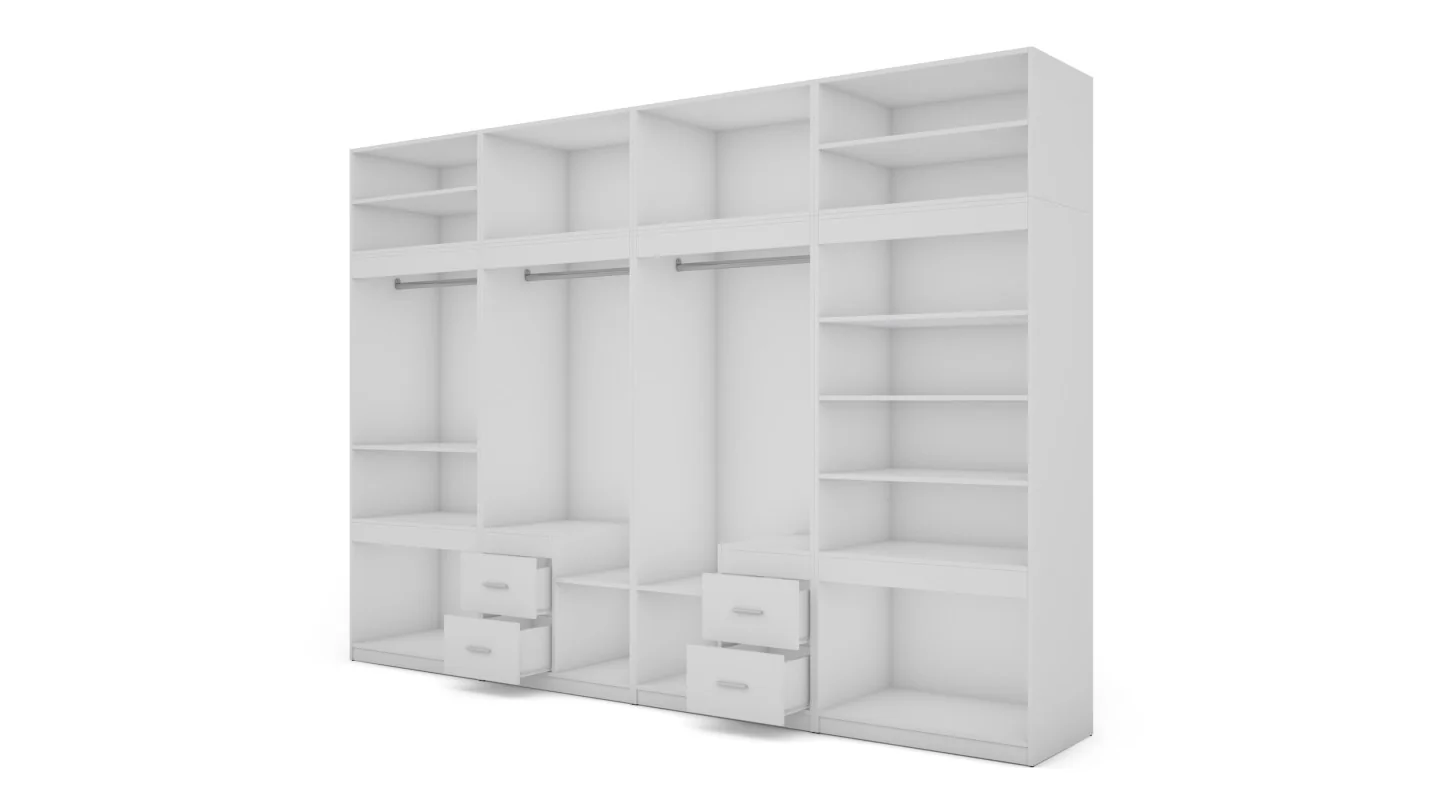 Szafa 340x240 cm biała – Maxora | eMeblast