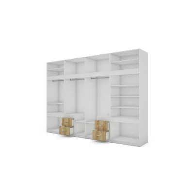 Szafa 340x240 cm biel dąb grand naturalny – Maxora | eMeblast