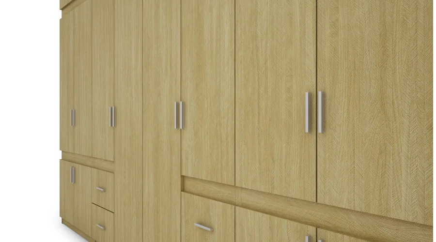 Szafa 340x240 cm jodełka scandi – Maxora | eMeblast