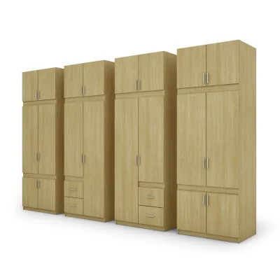 Szafa 340x240 cm jodełka scandi lustro – Maxora | eMeblast