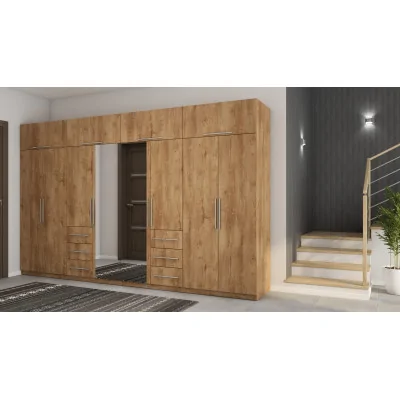 Szafa 360x220 cm dąb lefkas lustro – Sorelo | eMeblast