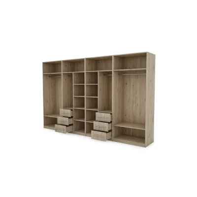 Szafa 360x220 cm dąb bordeaux – Sorelo | eMeblast