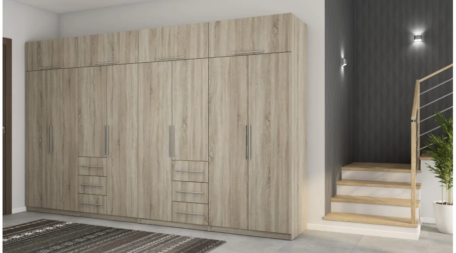 Szafa 360x220 cm sonoma jasna – Sorelo | eMeblast