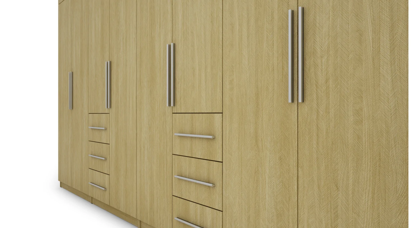 Szafa 360x220 cm jodełka scandi – Sorelo | eMeblast