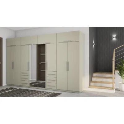 Szafa 360x220 cm kaszmirowy beż lustro – Sorelo | eMeblast