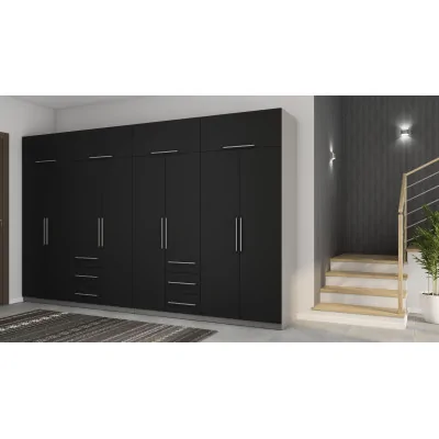 Szafa 360x220 cm szary jasny czarny – Sorelo | eMeblast