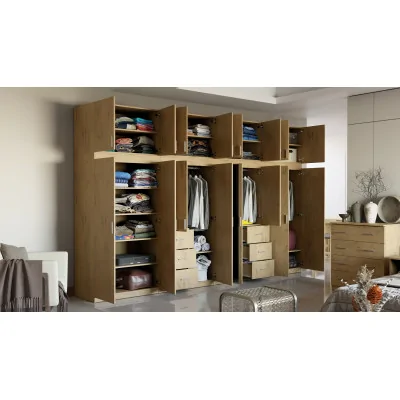 Szafa 380x240 cm biel – Melvio | eMeblast Szafa 380x240 cm biel – Melvio | eMeblast
