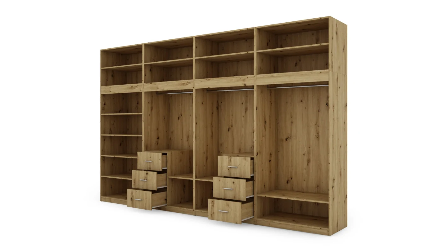 Szafa 380x240 cm artisan lustro – Melvio | eMeblast