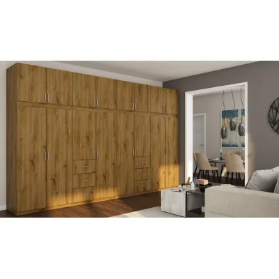 Szafa 380x240 cm dąb carpenter whisky – Melvio | eMeblast