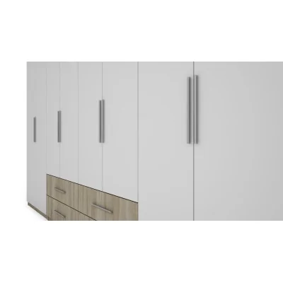 Szafa 400x220 cm sonoma jasna biel – Luvano | eMeblast