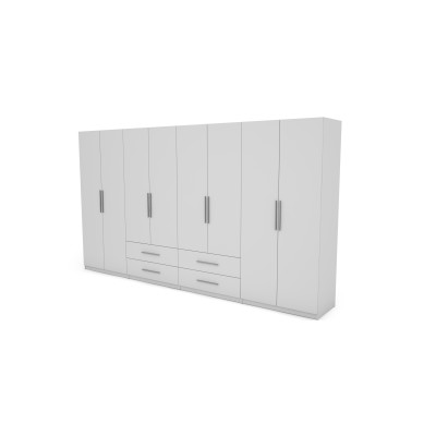 Szafa 400x220 cm biel – Luvano