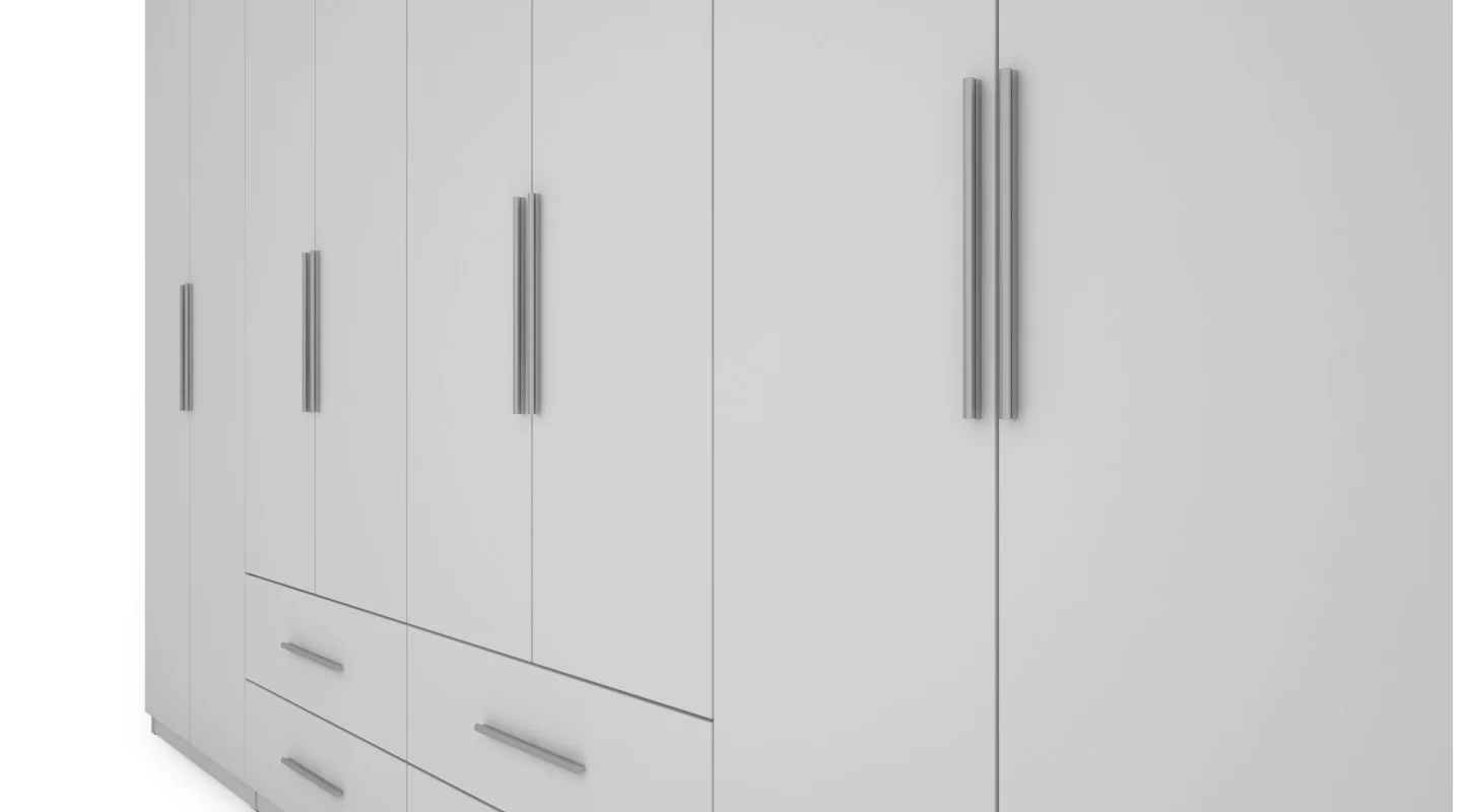 Szafa 400x220 cm biel – Luvano | eMeblast