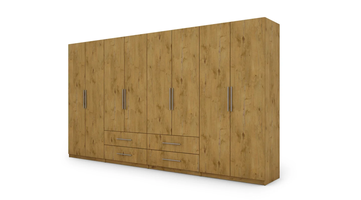 Szafa 400x220 cm dąb lancelot – Luvano | eMeblast