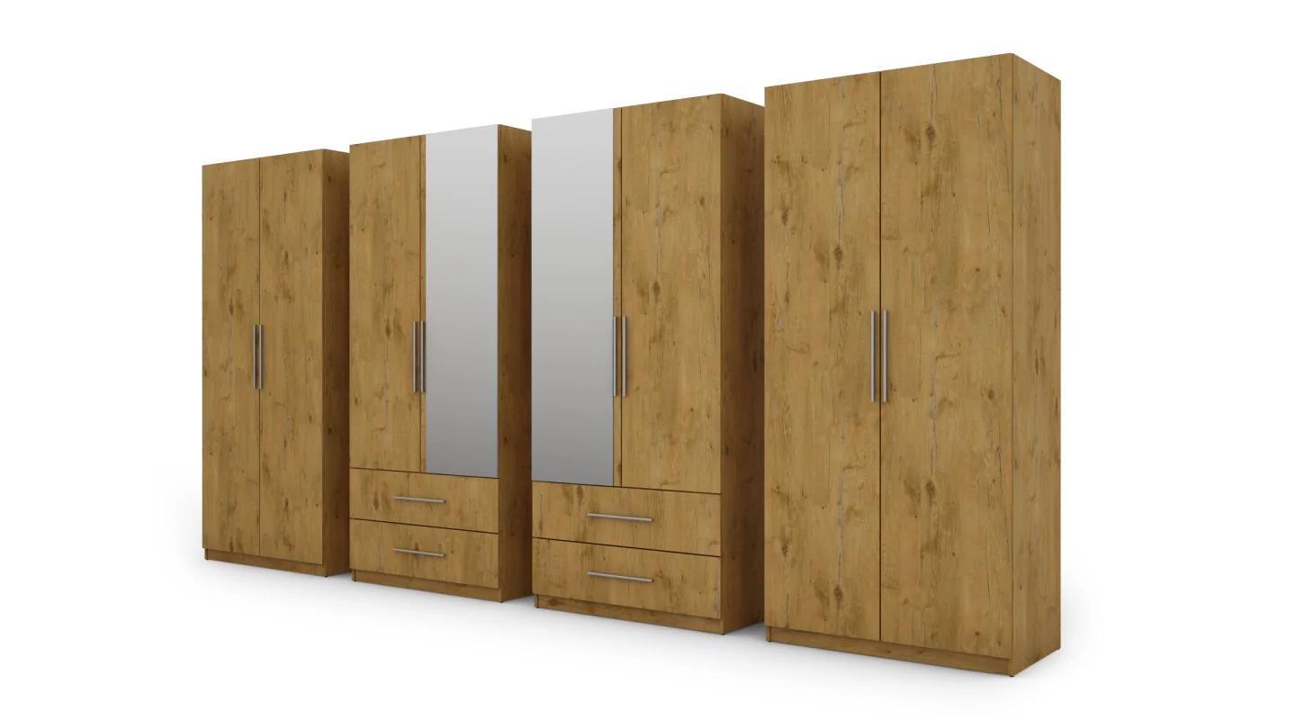 Szafa 400x220 cm dąb lancelot – Luvano | eMeblast