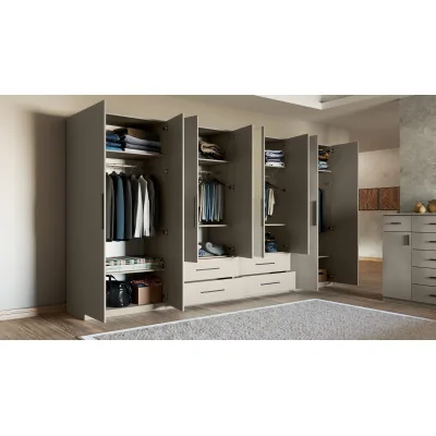 Szafa 400x220 cm kaszmirowy beż – Luvano | eMeblast