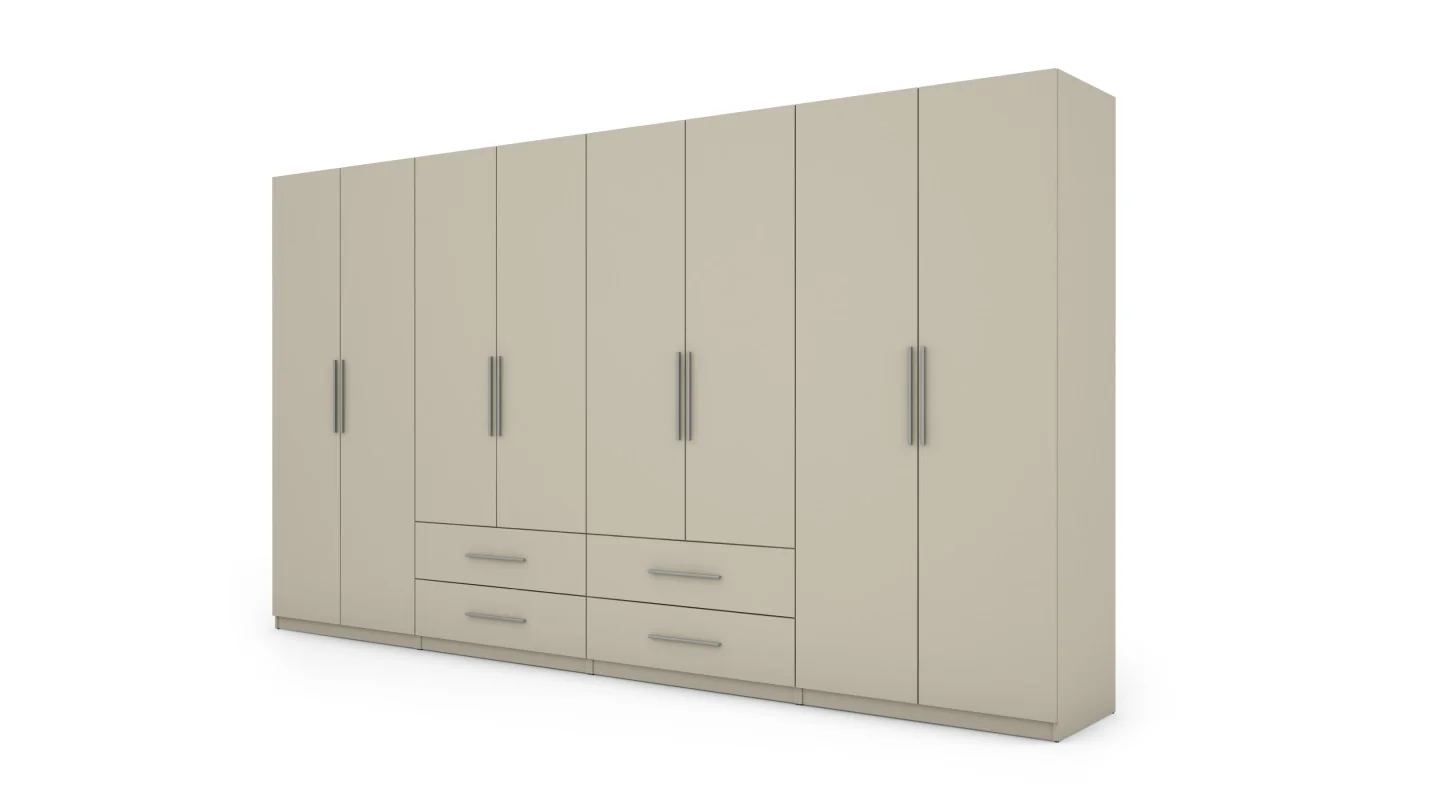 Szafa 400x220 cm kaszmirowy beż – Luvano | eMeblast