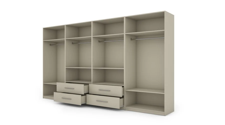 Szafa 400x220 cm kaszmirowy beż – Luvano | eMeblast