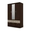 Szafa 140x216 cm z lustrem sonoma ciemna – Karo