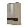 Szafa 140x216 cm z lustrem sonoma jasna – Karo