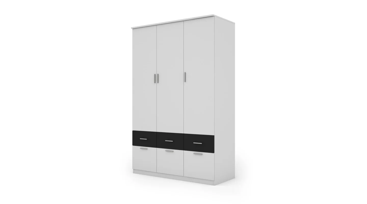 Szafa 140x216 cm biała – Karo | eMeblast
