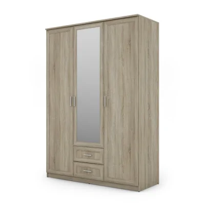 Szafa 150x210 cm sonoma jasna lustro – Sento | eMeblast
