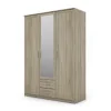 Szafa 150x210 cm z lustrem sonoma jasna – Sento