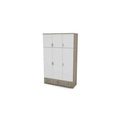 Szafa 150x242 cm sonoma jasna biel – Vento
