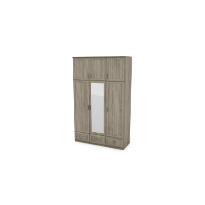 Szafa 150x242 cm z lustrem sonoma jasna – Vento