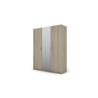 Szafa 180x230 cm z lustrem sonoma jasna – Aven
