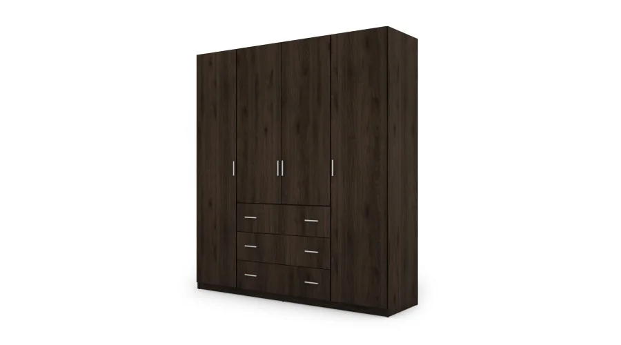 Szafa 200x220 cm orzech okapi – Calen | eMeblast Szafa 200x220 cm orzech okapi – Calen | eMeblast