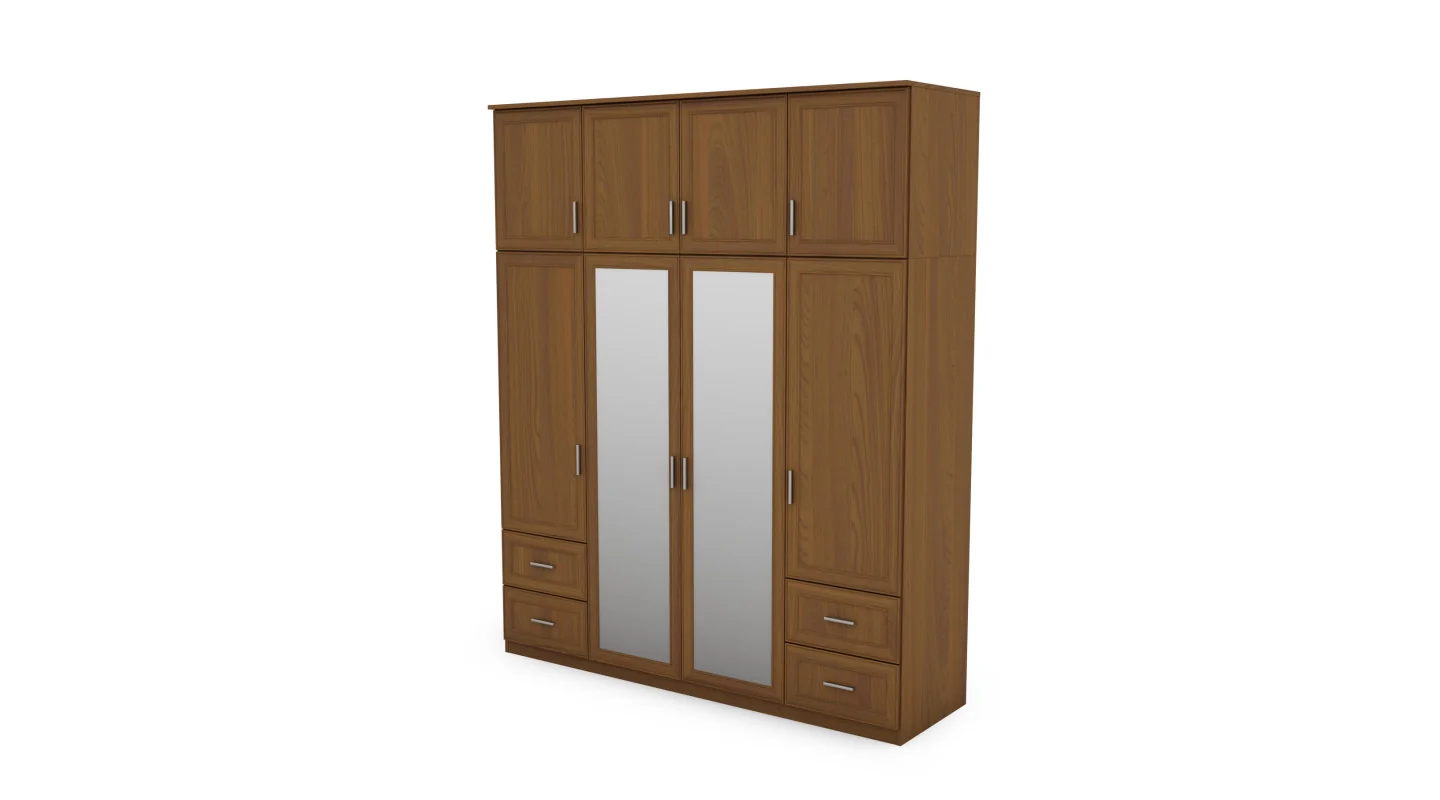Szafa 200x242 cm wiśnia porto lustro – Arden | eMeblast