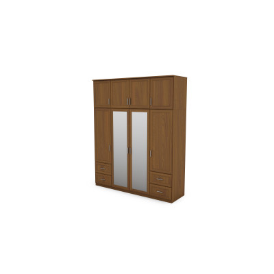 Szafa 200x242 cm z lustrem wiśnia porto – Arden