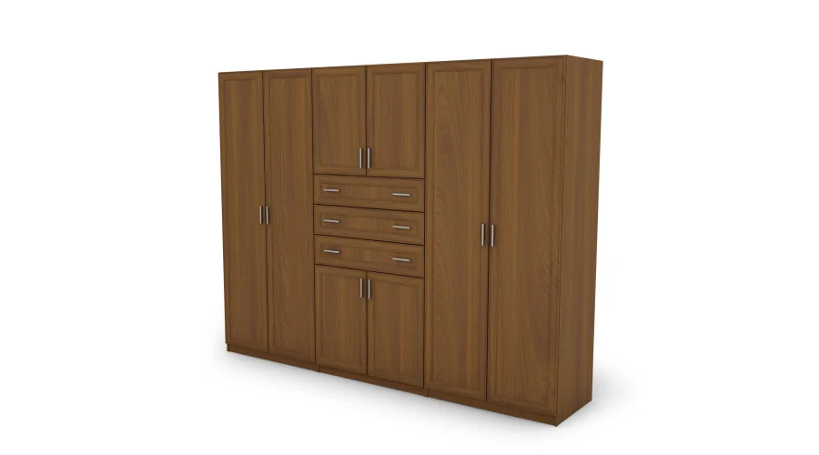 Szafa 225x210 cm wiśnia porto – Norel | eMeblast Szafa 225x210 cm wiśnia porto – Norel | eMeblast
