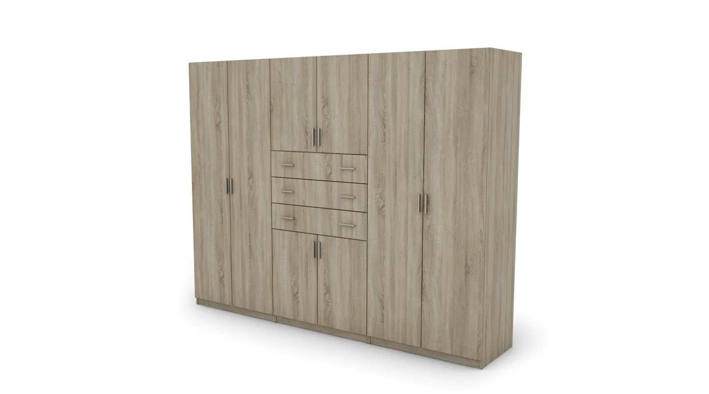 Szafa 225x210 cm sonoma jasna – Norel | eMeblast