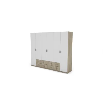 Szafa 240x220 cm sonoma jasna biel – Torven | eMeblast